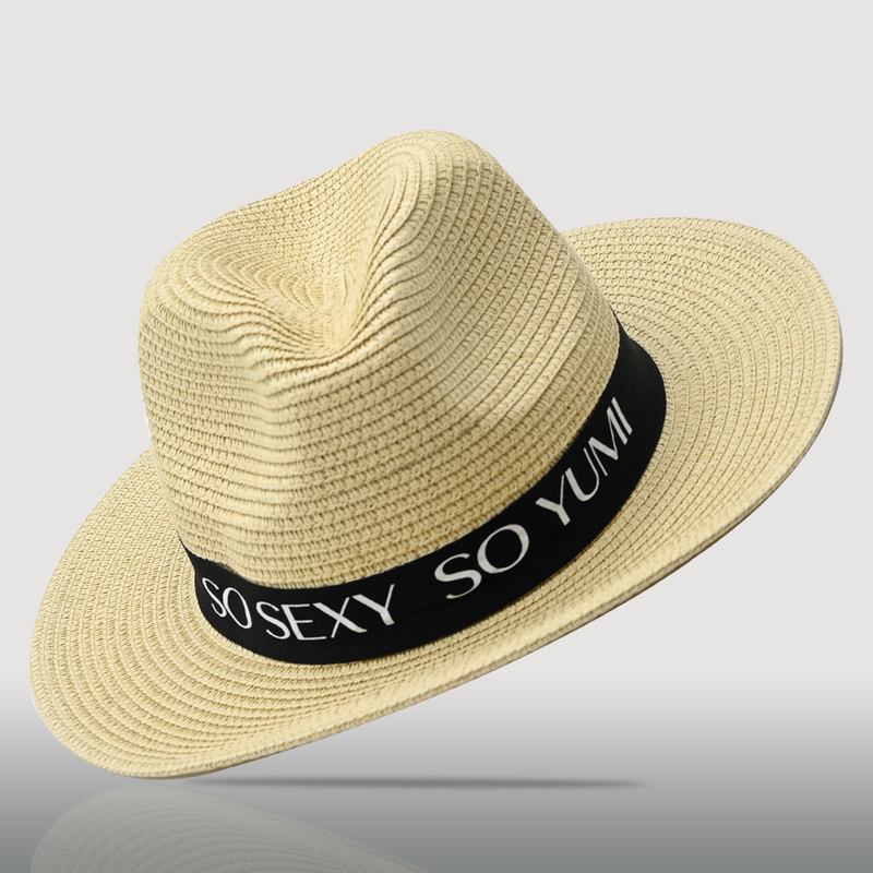 "SO SEXY SO YUMI" Straw hat