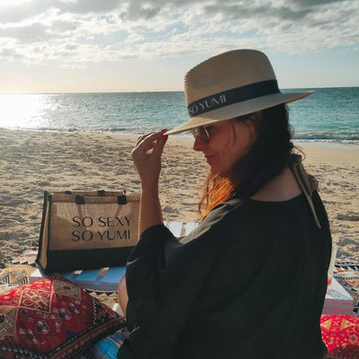 "SO SEXY SO YUMI" Straw hat