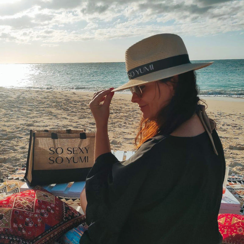 "SO SEXY SO YUMI" Straw hat