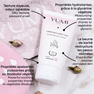 Crema para pies postratamiento