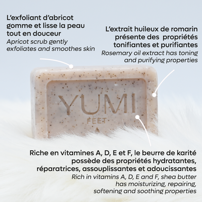 Savon exfoliant pieds - 75 g