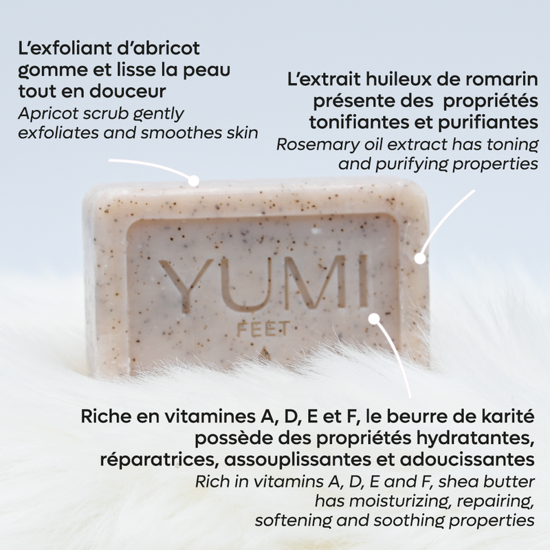 Savon exfoliant pieds - 75 g