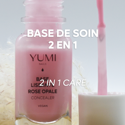 Base lissante rose opale