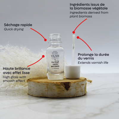 Top coat haute brillance