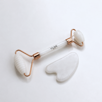 Roller de jade et gua sha YUMI