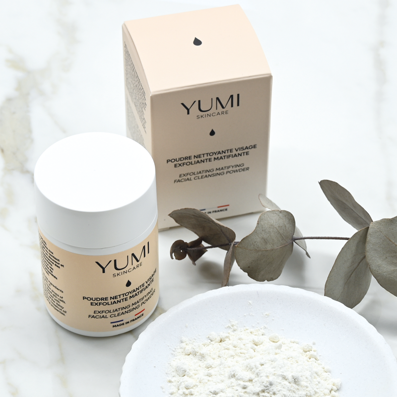 Poudre nettoyante visage - Exfoliante matifiante