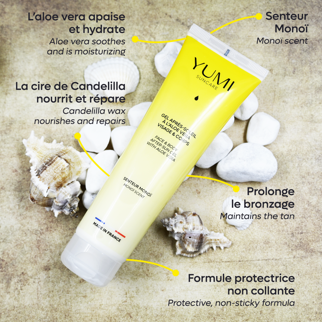 yumi aloe YUMI Beauty - Aloe Vera After-Sun Gel for Face & Body