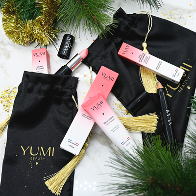 Large Black Satin Pouch