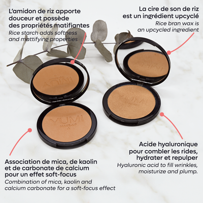 Poudre de soleil irisée