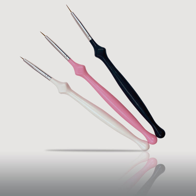 Set de 3 pinceles extra finos