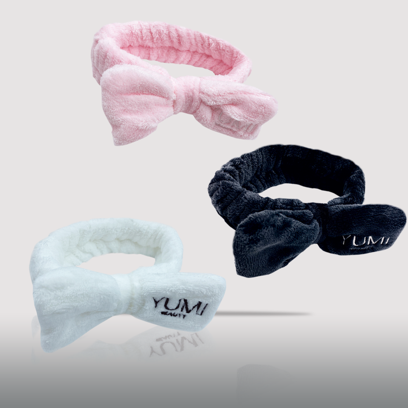 Hairband with bow - WHITE