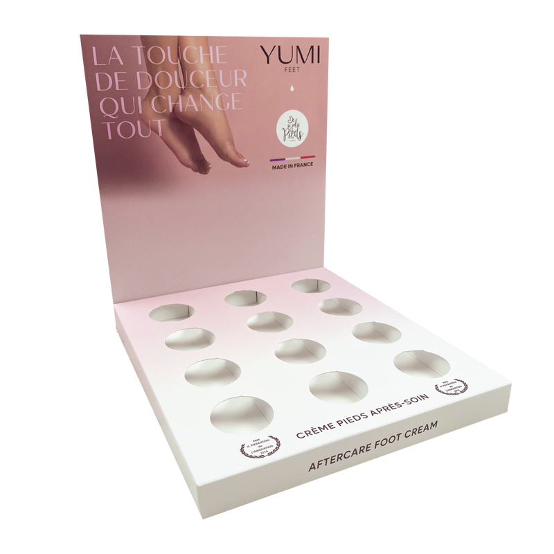 Yumi Feet Aftercare Cream Display