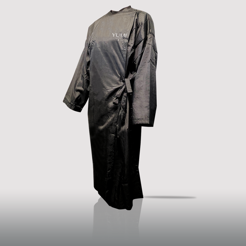Long-sleeved kimono - black