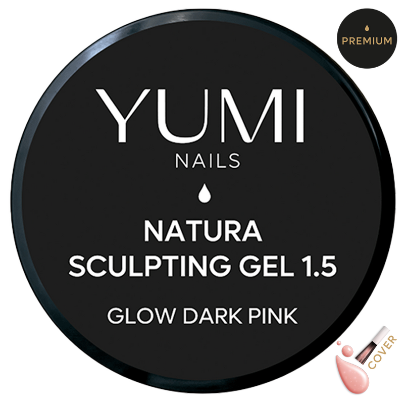 Natura sculpting gel 1.5 glow dark pink
