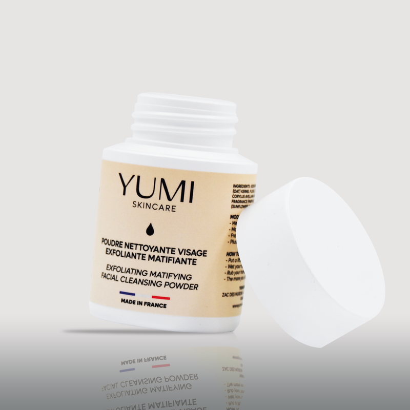 Poudre nettoyante visage - Exfoliante matifiante