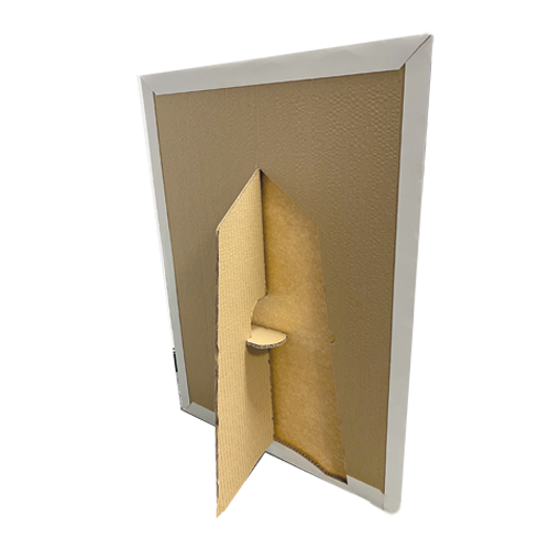 Winter storefront easel