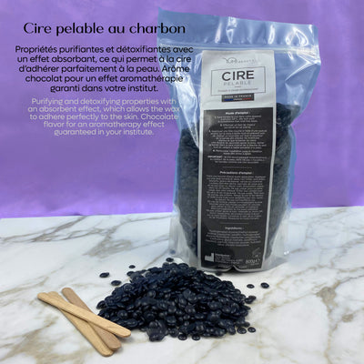 Cire au charbon actif